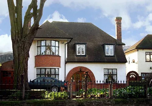 This image shows a house located in the UK